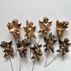 Vintage Christmas Angel Picks